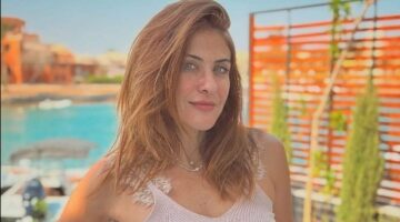 هيدي كرم تثير الجدل بفستان جريء