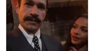 فيديو طريف لـ صدقي صخر وأسماء أبو اليزيد من كواليس “النص”