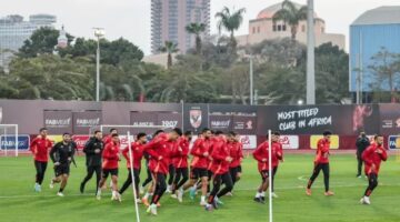 الأهلي يخوض مرانا سرياً استعداداً لمواجهة الزمالك فى القمة