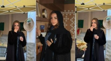هنا الزاهد تخطف الأنظار بإطلالة مميزة بالحجاب والعباءة السوداء