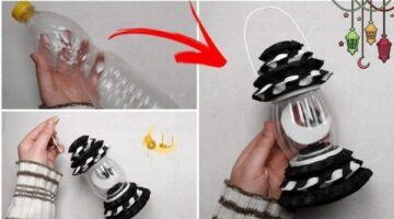 طريقة عمل فانوس رمضان بخامات منزلية بسيطة