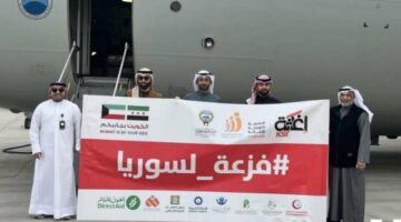 اقلاع الطائرة الإغاثية الـ27 من الجسر الجوي الكويتي متجهة إلى سوريا | أخبار عربية