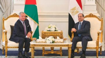 الرئيس السيسي يهنئ ملك الأردن على نجاح عمليته الجراحية