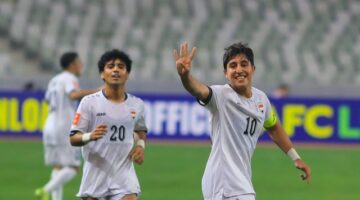4 مشاهد من فوز منتخب العراق للشباب على السعودية