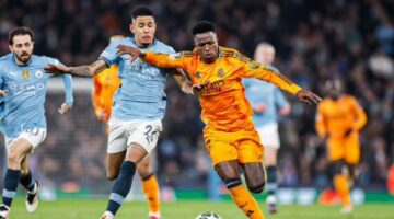 الإيقاف يهدد لاعبي ريال مدريد في مواجهة مانشستر سيتي بدوري الأبطال