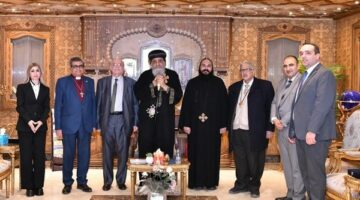 البابا تواضروس يستقبل الأمين العام لمجلس كنائس الشرق الأوسط