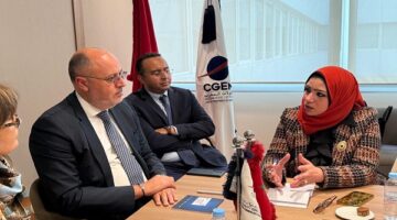  المصرى يدعو لدعم الاستثمار وزيادة التعاون الاقتصادي بين البلدين