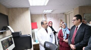 رئيس جامعة القاهرة يتابع أعمال التجديد والتطوير بالمستشفى الشمالي بمعهد الأورام