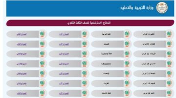 روابط تحميل النماذج الاسترشادية لـ امتحانات الثانوية العامة 2025 في 6 مواد