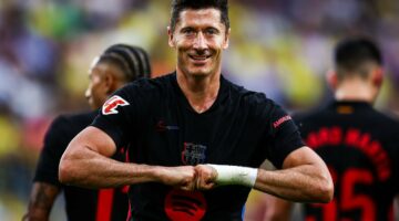 ليفاندوفسكي يعادل رقم “ميسي” القياسي مع برشلونة