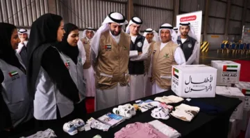 الفارس الشهم 3: الشارقة الخيرية والقلب الكبير تجهزان طائرة مساعدات لغزة