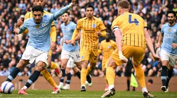 السيتي يفقد نقطتين ثمينتين في مباراة شهدت تألق النجم مرموش.