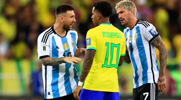 موعد مباراة الأرجنتين والبرازيل في تصفيات كأس العالم والقنوات الناقلة لها