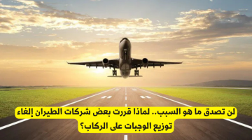 لماذا قررت شركات الطيران إلغاء تقديم الوجبات للركاب؟ اكتشف السبب الحقيقي!