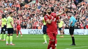 صلاح يسجل في فوز ليفربول 3-1 على ساوثهامبتون ويقترب من لقب الدوري الإنجليزي