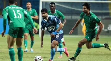 إبراهيم عادل يسجل هدف بيراميدز في الاتحاد السكندري