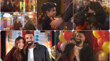 محمد صلاح مع نانسي عجرم وابنته في إعلان جديد برمضان