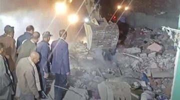 تفاصيل حادث انهيار عقار في أسيوط وأسباب الحادث