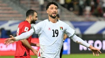 وسام أبو علي.. تقييم متواضع وأداء سلبي دون تسديدات أمام الأردن