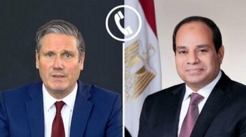 السيسي وئيس وزراء بريطانيا يؤكدان ضرورة الإسراع بإعادة إعمار غزة دون تهجير