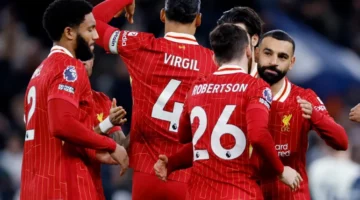 موعد مباراة ليفربول القادمة ضد إبسويتش تاون في الجولة 23 من الدوري الإنجليزي