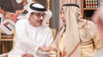 هزاع بن زايد يزور أحمد خليفة السويدي لتهنئته بمناسبة شهر رمضان المبارك