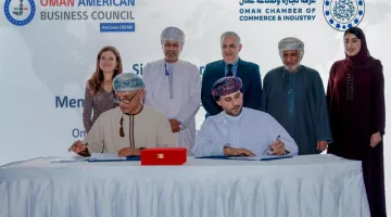 توقيع مذكرة تفاهم بين الغرفة ومركز الأعمال العُماني الأمريكي لتعزيز التعاون الاقتصادي