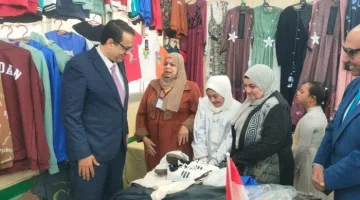 مدير التعليم بالغربية يفتتح للعام السادس معرض «فرحة العيد» بشرق المحلة