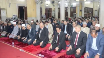 محافظ القليوبية يشهد احتفالية ليلة القدر بحضور رئيس جامعة بنها ومدير الأمن
