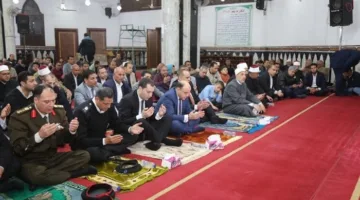 محافظ كفر الشيخ يشهد احتفال ليلة القدر في مسجد الفتح الكبير
