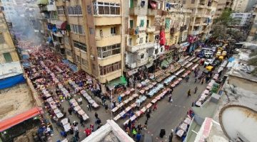 أهالي العلواية بالإسكندرية يجذبون الأنظار بإفطار 15 ألف شخص