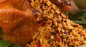 طريقة عمل فراخ مشوية وأرز بالخلطة «ولادك هيحبوها» للوقفة خطوة بخطوة