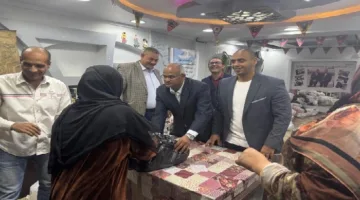 مؤسسة محمود بكري توزع 1000 شنطة رمضانية لدعم الأسر المحتاجة بحلوان