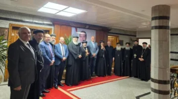 محافظ القليوبية يرحب بوفد كنائسي لتقديم التهنئة بعيد الفطر المبارك