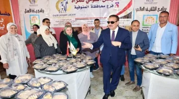 محافظ المنوفية يتابع تجهيز وجبات الإفطار الساخنة لدعم الأسر الأولى بالرعاية