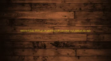 استمتع الآن ببث قناة دهب الجديدة 2025 بجودة إشارة استثنائية وحصريًا على التردد الجديد!