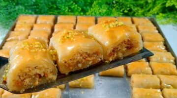 حلوى رمضان.. طريقة عمل الجلاش و الكنافة بالمكسرات
