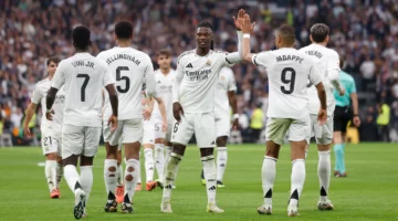 <h2>مبابي يتألق في هجوم ريال مدريد وينقذ الفريق من تعثر محتمل ضد رايو فاليكانو في الدوري الإسباني</h2>
