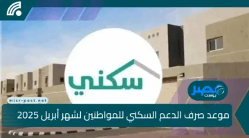 “على الأبواب”.. موعد صرف الدعم السكني للمواطنين لشهر أبريل 2025 وشروط الإستحقاق